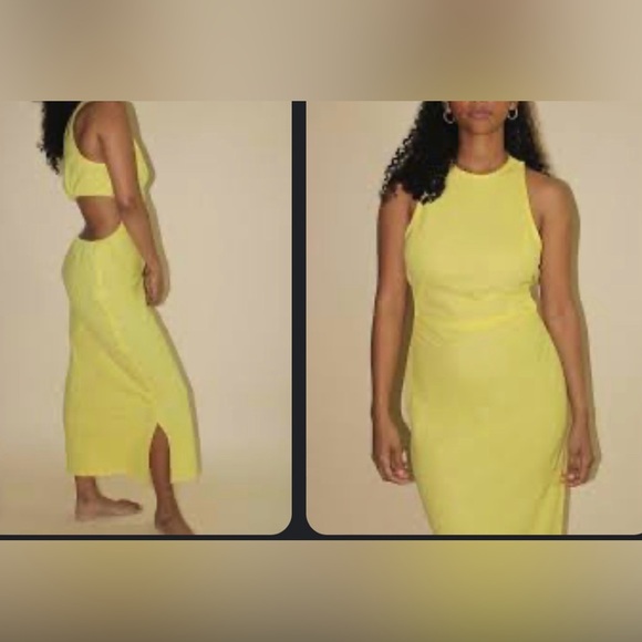 Acacia. Mae. Linen dress. Yellow. NWT - Picture 2 of 15